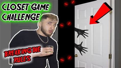 Breaking Rules Of The Closet Game Challenge On Friday The 13th Scary