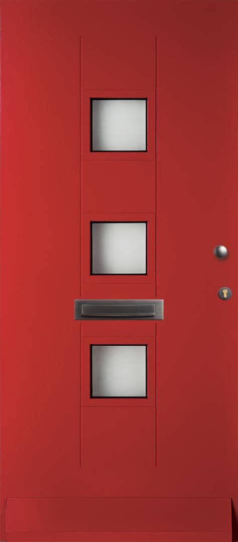 Dit model voordeur wordt geleverd inclusief rooster en draairaam met facetprofiel. WK1961 - Voordeuren | Weekamp deuren