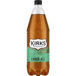 Kirks Drink Dry Ginger Ale Bottle 1 25l Woolworths