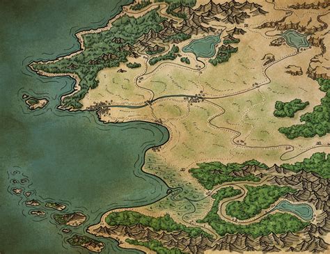 Colored Map From January Fantasy Map Fantasy World Map Fantasy Map