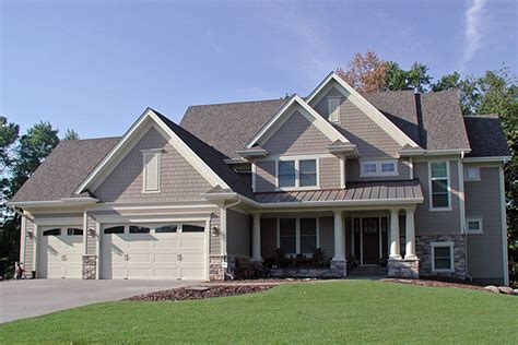 Two Story Country Home Plan 14481rk Architectural