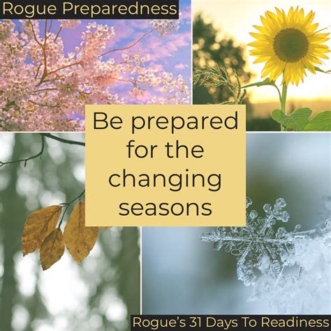 How To Be Prepared For Changing Seasons Emergency Preparedness