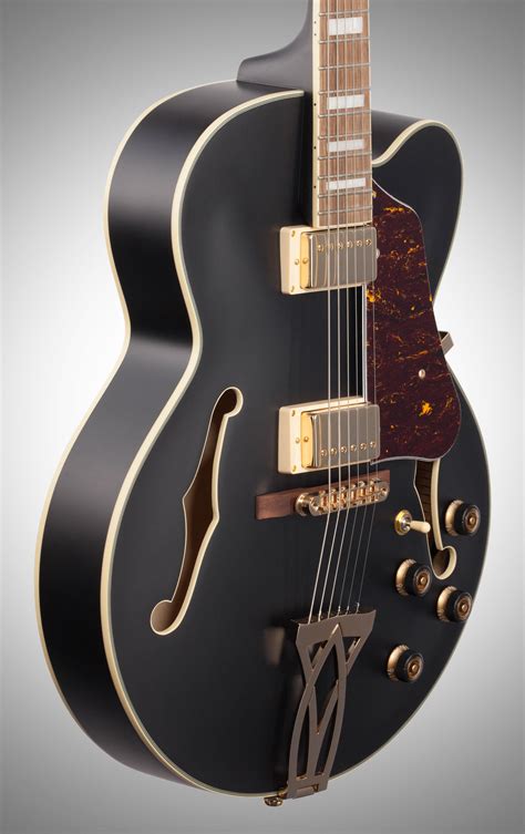 Ibanez Af75g Artcore Hollowbody Electric Guitar Black Flat