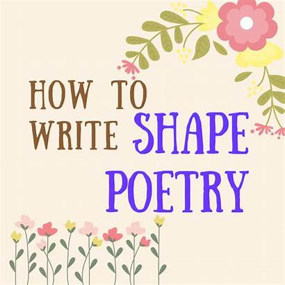 Shape Poems Poetry Write Read Learn Pottery