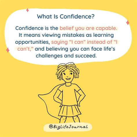 What Is Confidence Big Life Journal Big Life Journal Uk