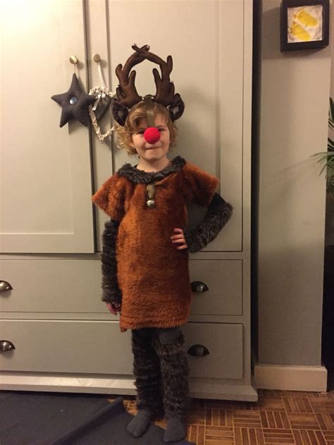 Reindeer Costume Diy Trajes Navideños Disfraces Navideños Vestuario