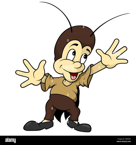 Cartoon Cricket Hi Res Stock Photography And Images Alamy