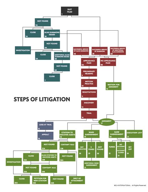 Litigation Process Flow Chart