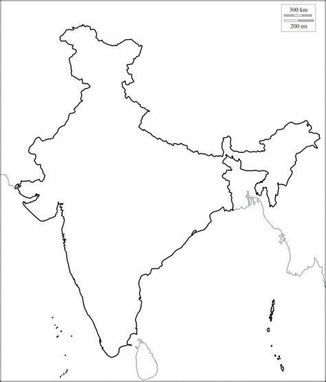 Map Of India Outline Printable Neo Coloring