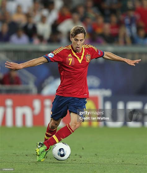 Sergio Canales Of Spain In Action During The Uefa European U21 News