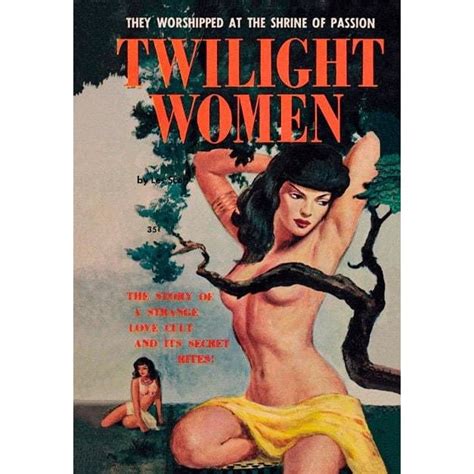 1950s lesbian pulp twilight women pb book cover art a3 vintage poster shop uk