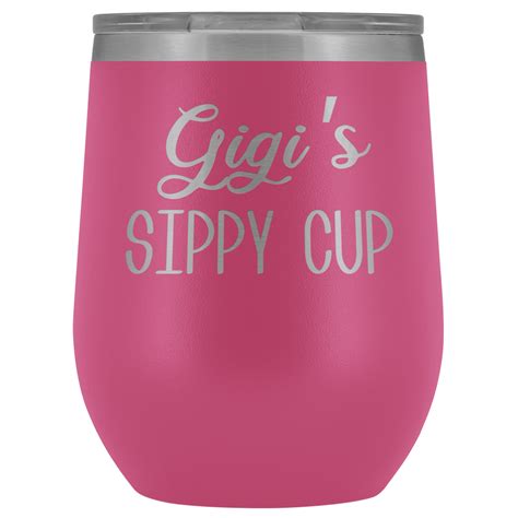 Gigis Sippy Cup Gigi Wine Tumbler Ts Funny Stemless Stainless Stee
