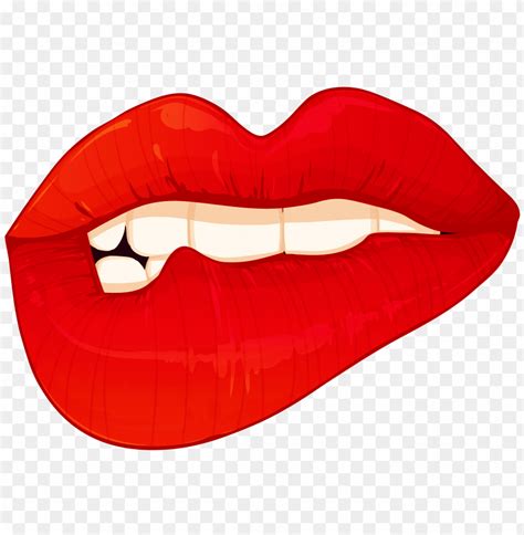 Lip Bite Emoji Transparent Png Evermelho Wallpaper