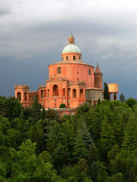 Santuario Di Madonna Di San Luca View Fro The Hillside Bologna