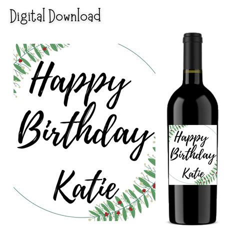 6 Free Printable Wine Labels You Can Customize Lovetoknow For Blank Greenery Wedding Wine