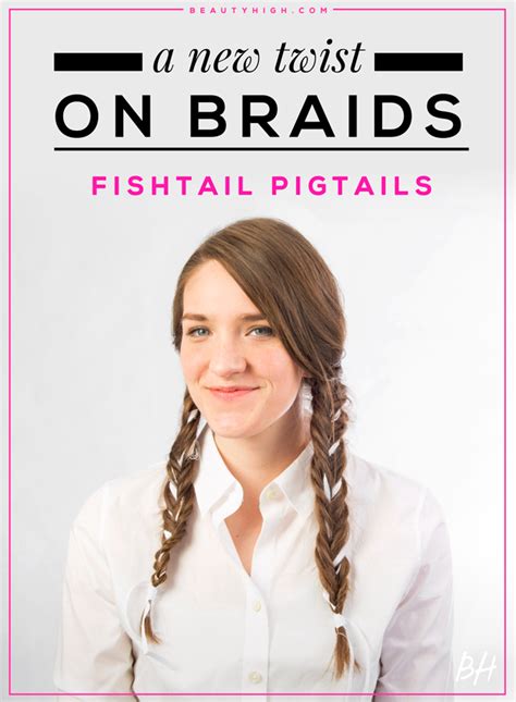 A  Hair Tutorial On Fishtail Pigtails Stylecaster
