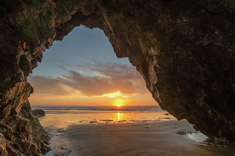 Pismo Caves Sunset Photograph By Mike Long Pixels