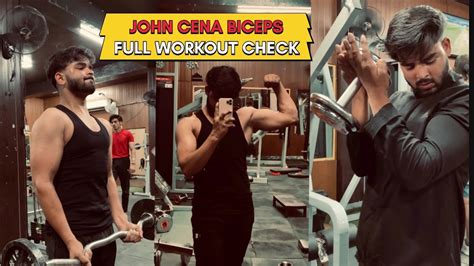 John Cena Biceps Workout Gym Workout Youtube Johncena