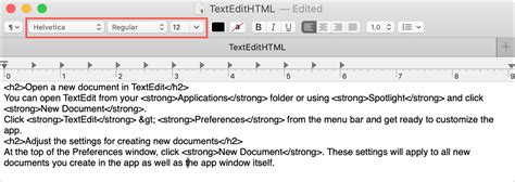 Cómo personalizar TextEdit en Mac para una máxima eficiencia