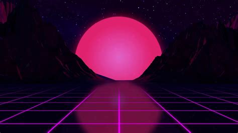 Neon Sunset Live Wallpaper For Download Youtube