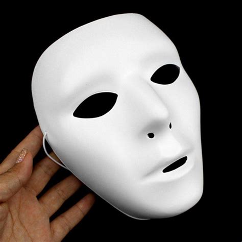 Buy Acehe Cosplay Halloween Festival White Full Face Dance Costume Mask