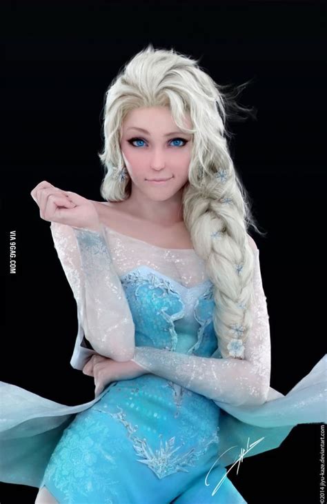 Elsa Cosplay Frozen I Dont Know If This Is Real But Jnbvkusbdvjhbd