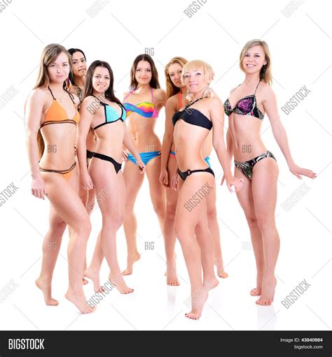 Group Girls Bikini Image And Photo Free Trial Bigstock
