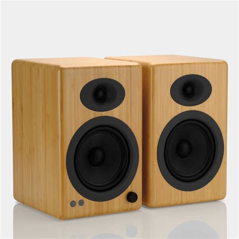 Audioengine A5 Bamboo Wireless Home Music System With Bluetooth In