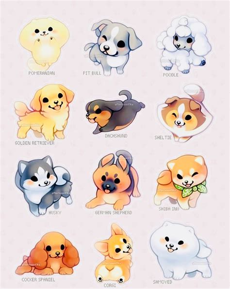 Pin By Kawaii Girl On Anime Art And Etc Cute Dog Drawing Cute