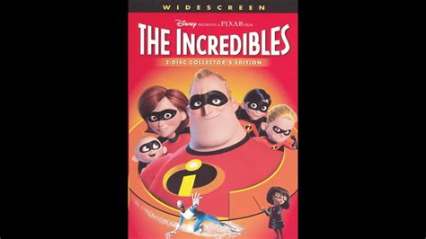 Opening And Closing To The Incredibles 2 Disc Collectors Edition 2005
