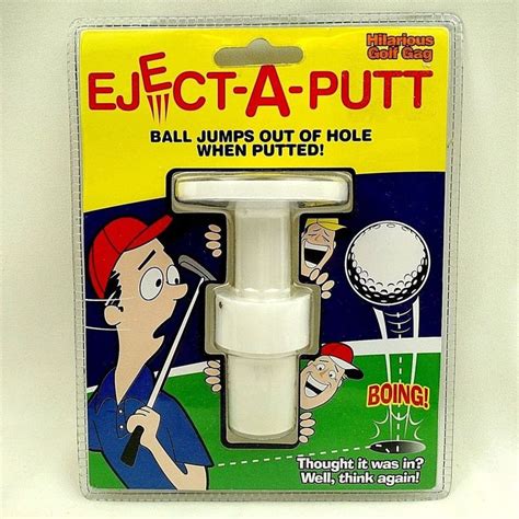 Funny Prank Joke Golf Gag T Eject A Putt Ball Jumps Pops Out Of Cup