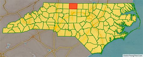 Map Of Rockingham County North Carolina