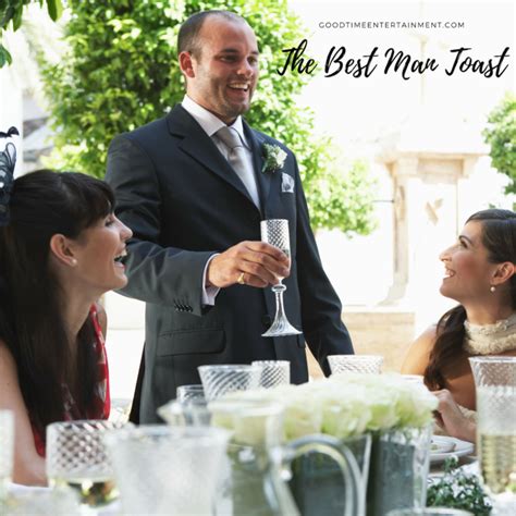 How To Give A Best Man Wedding Toast Good Time Entertainment