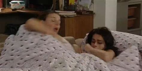 Coronation Streets Kate And Rana Caught Naked In Steamy