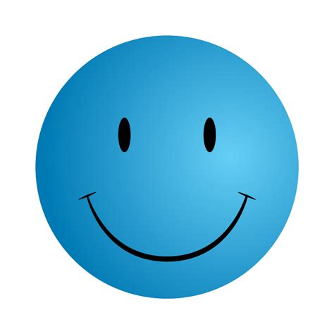 Blue Smiley Face Png Transparent Background Free Download 42675