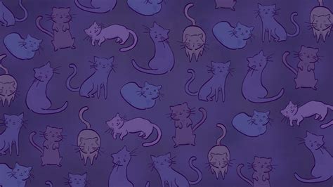 Purple Cat Wallpapers Wallpaper Cave