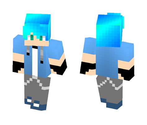 Download Light Blue Boy Minecraft Skin For Free