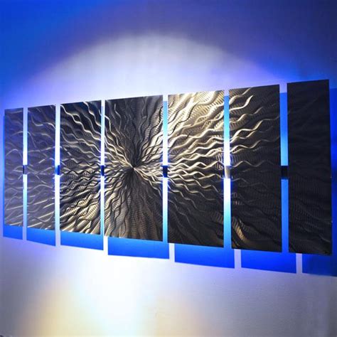 Invoke a warm, comfortable energy with the attractive and affable cosmic face, which is accented by alternating straight and wavy solar rays. "Cosmic Energy LED" Large Lighted Wall Art (Video!) by Brian Jones - DV8 Studio