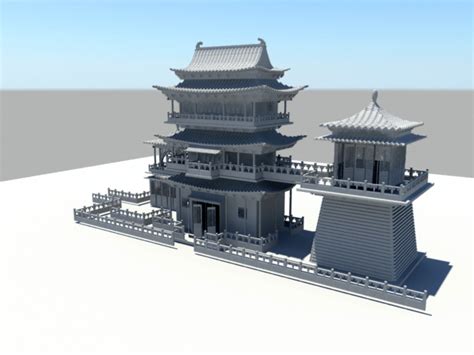 Ancient Chinese Palace Free 3d Models