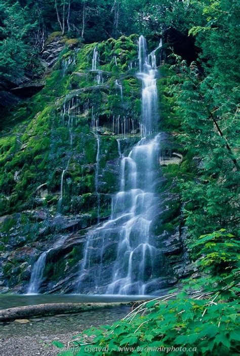 Forillon National Park La Chute Waterfall Gaspe Peninsula Quebec