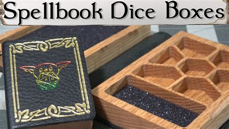 Spellbook Dice Boxes Elderwood Academy Product Review Youtube