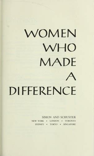 Women Who Made A Difference By Malcolm S Forbes Open Library