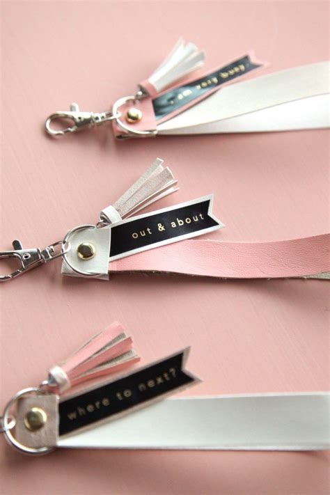 How To Make Diy Ribbon Keychains You Can Personalize The Pretty Life