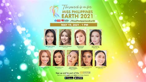 Miss Philippines Earth 2021 Batch 6 Online Screening Youtube