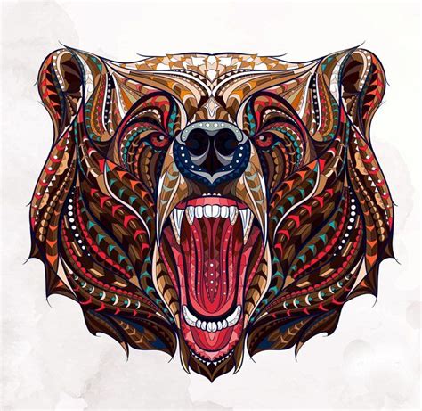 Native American Bear Meaning Totem Tattoo Animal Tattoos Bear Tattoos