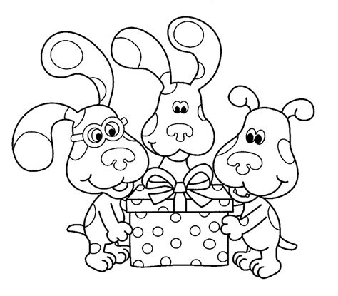 Https://wstravely.com/coloring Page/blues Clues Christmas Coloring Pages
