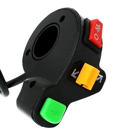 Dependable Motorcycle Triple Combination Turn Signal Switch Horn