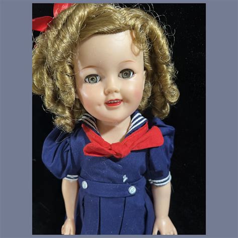 Vintage Shirley Temple Doll Ideal St 17 1 Sweet Doll In Sailor Dress