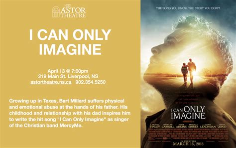 You can't connect the dots looking forward; Astor Theatre | I Can Only Imagine - 7:00pm