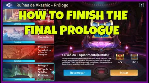 How To Finish Akashic Ruins Prologue 5final Mobile Legends